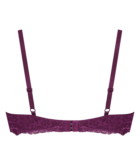 Marine Non-Padded Underwired Bra, Purple