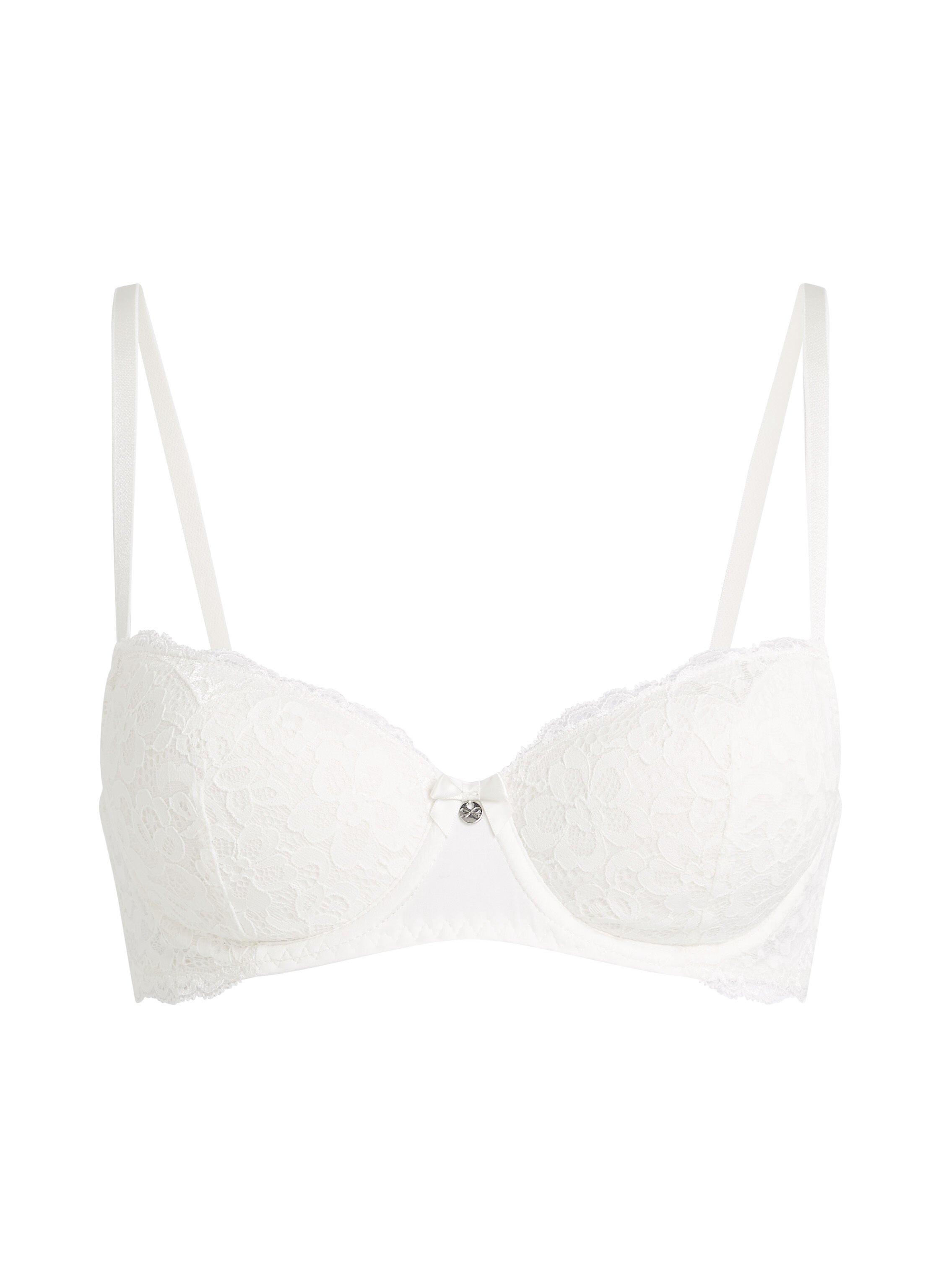 Marine Padded Underwired Bra, White
