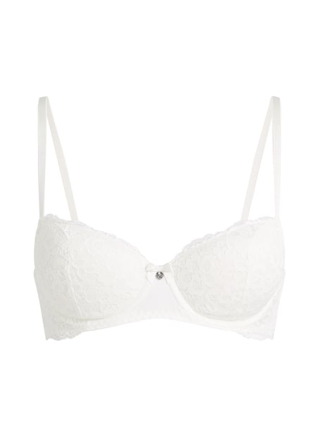 Marine Padded Underwired Bra, White