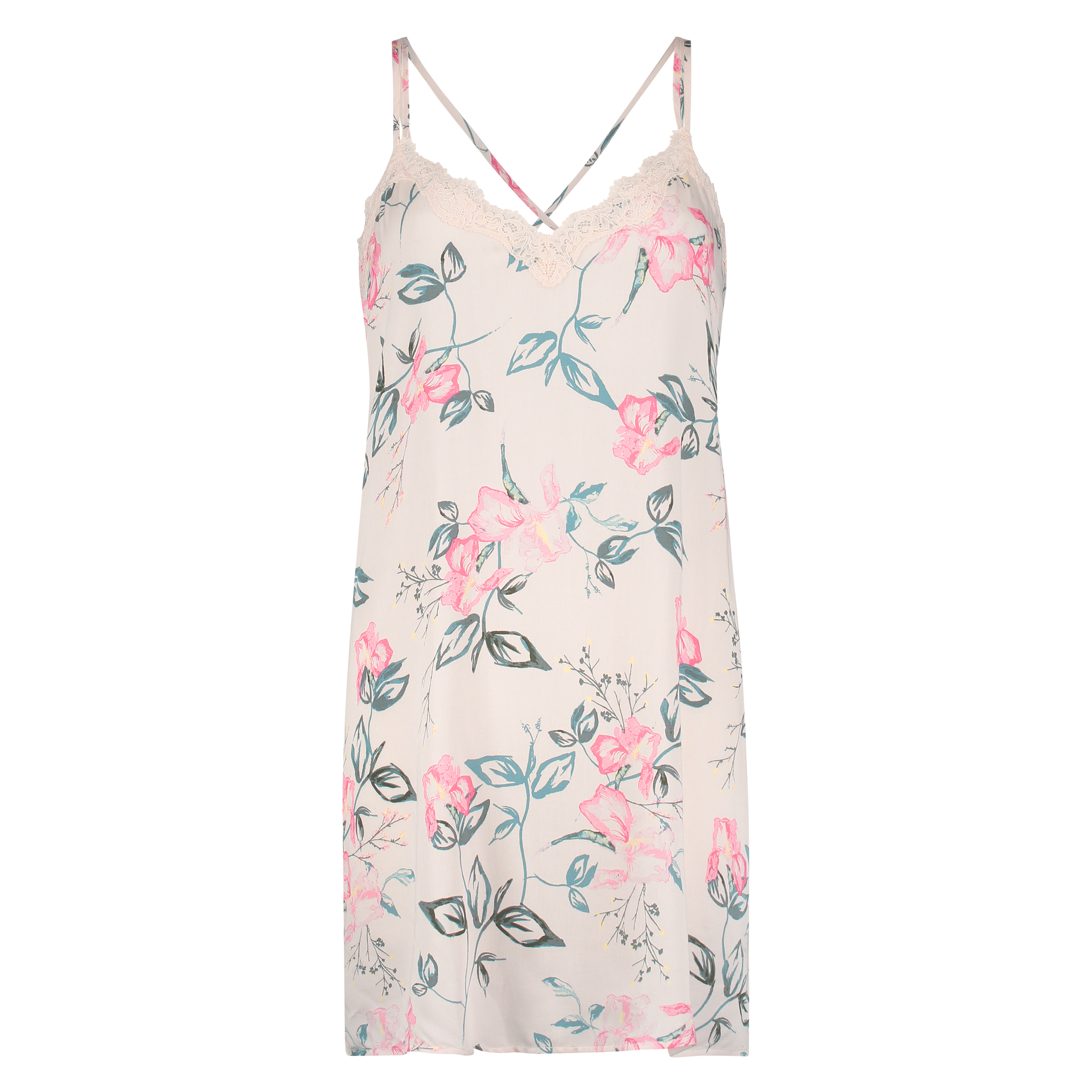 Woven Slipdress, Beige, main