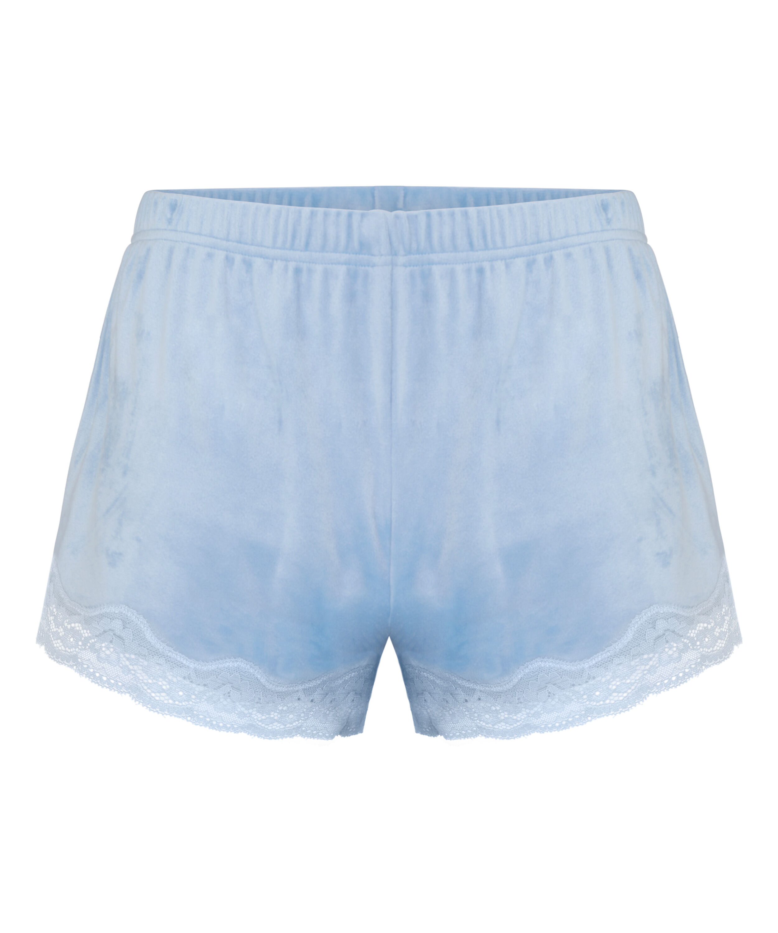 Short Velours Lace, Blue