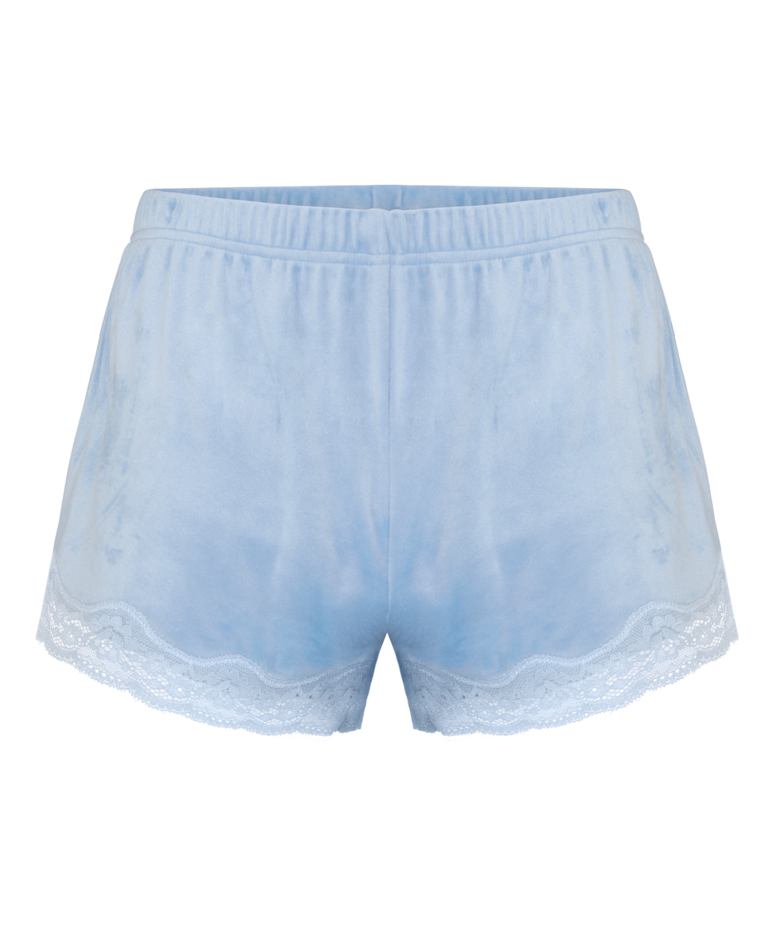Short Velours Lace, Blue, main