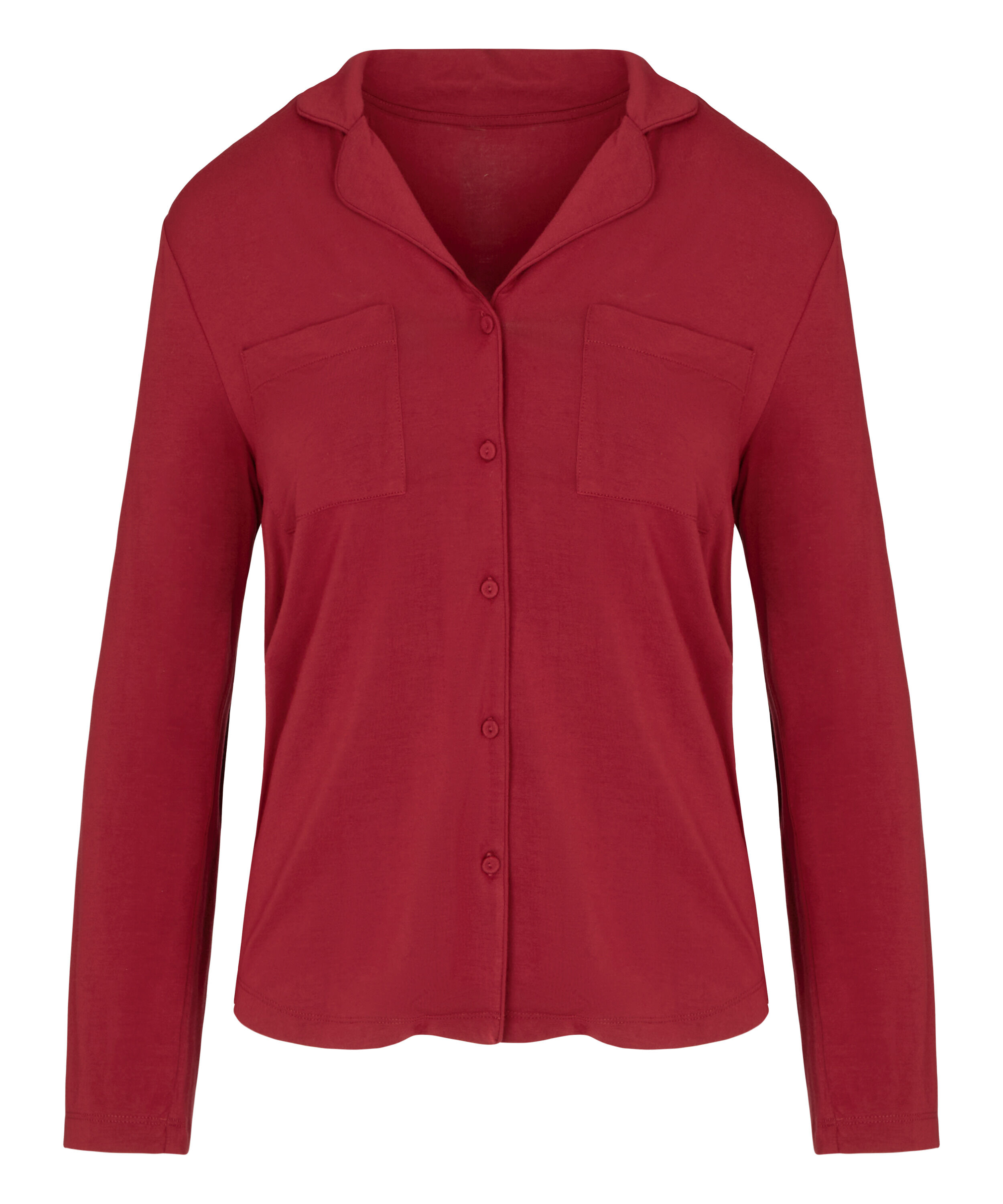 Essential Jersey Long-Sleeved Jacket, Red