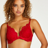 Pauline Padded Push-Up Underwired Bra, Red