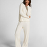 Pyjama Top Loose Pointelle, White