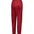 Loosefit Velour Jogging Bottoms, Red
