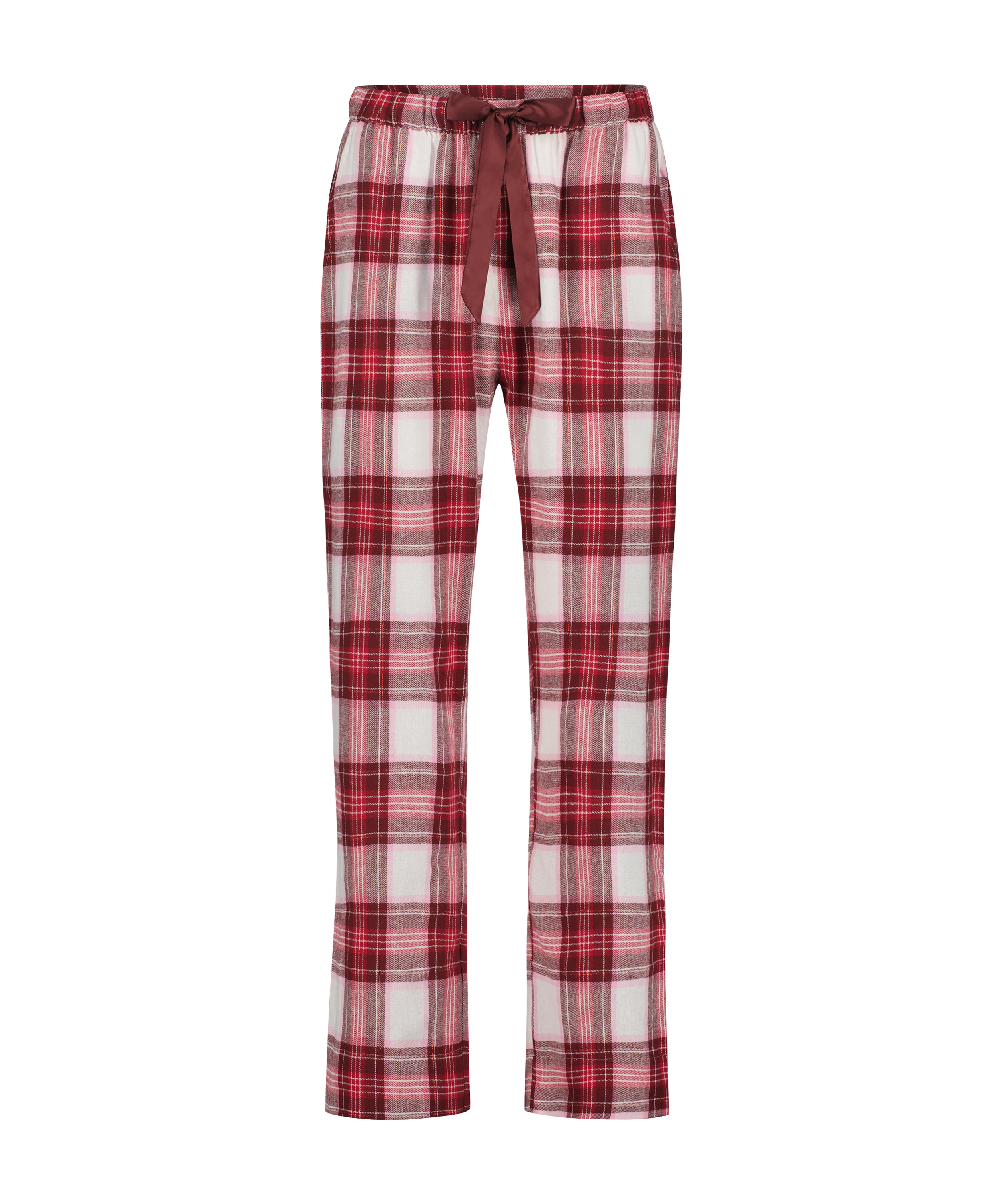 Flannel Pyjama Pants, Pink, main