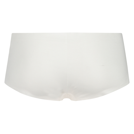 Invisible cotton boxers, White
