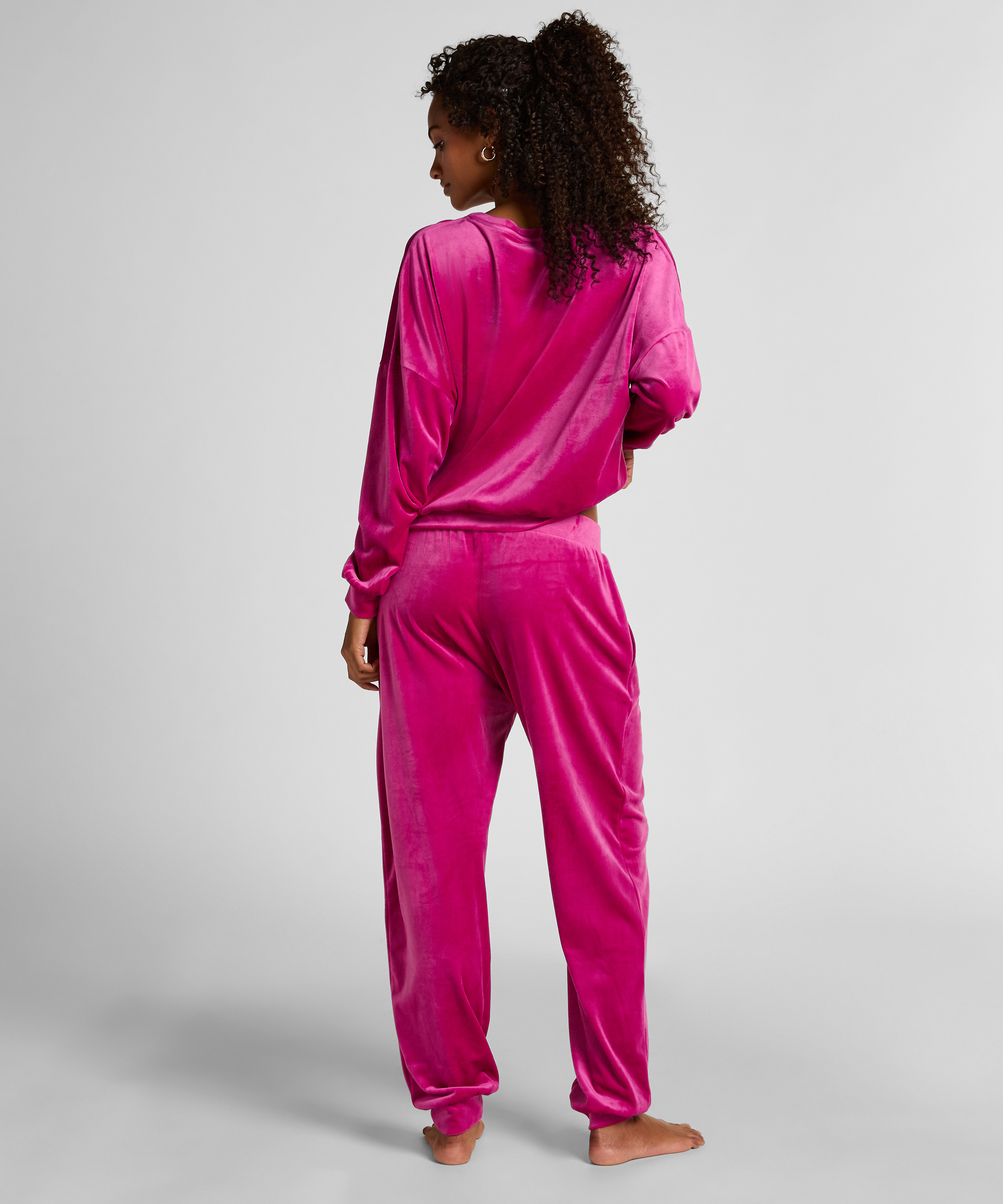Velours Top, Pink, main