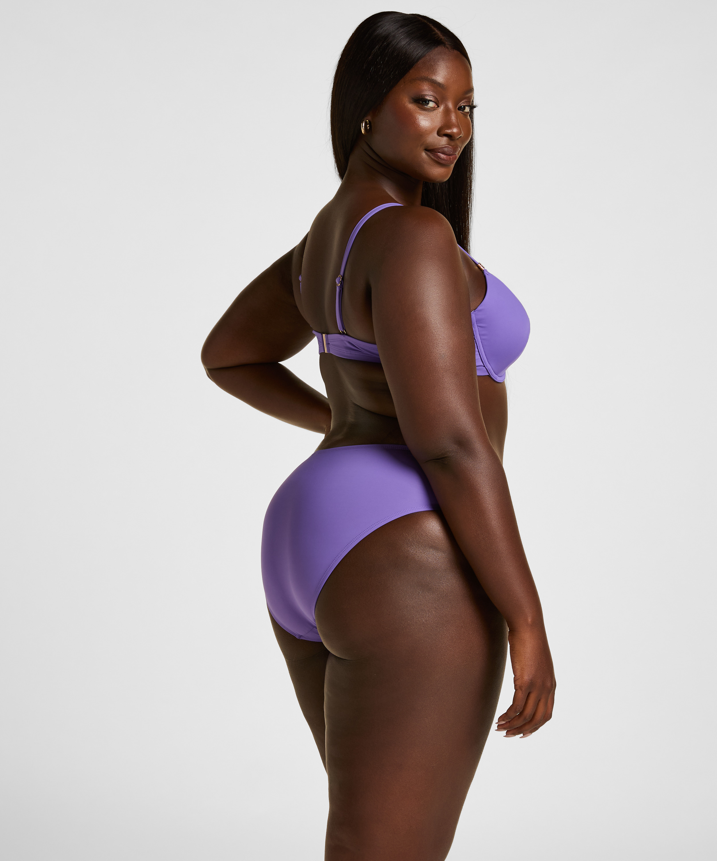 Midi Bikini Bottom Luxe, Purple, main
