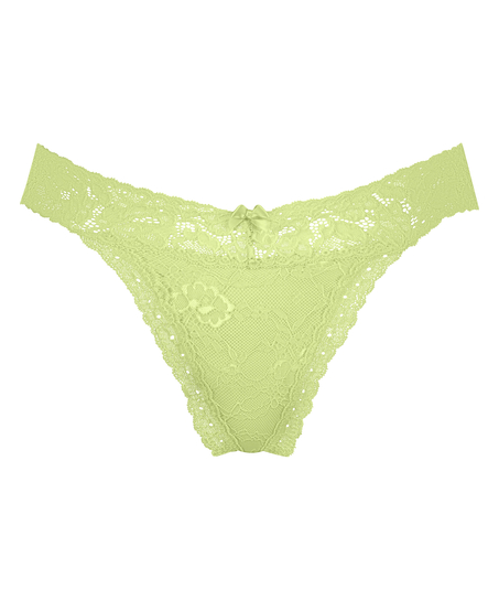 Madison Extra Low Thong, Green