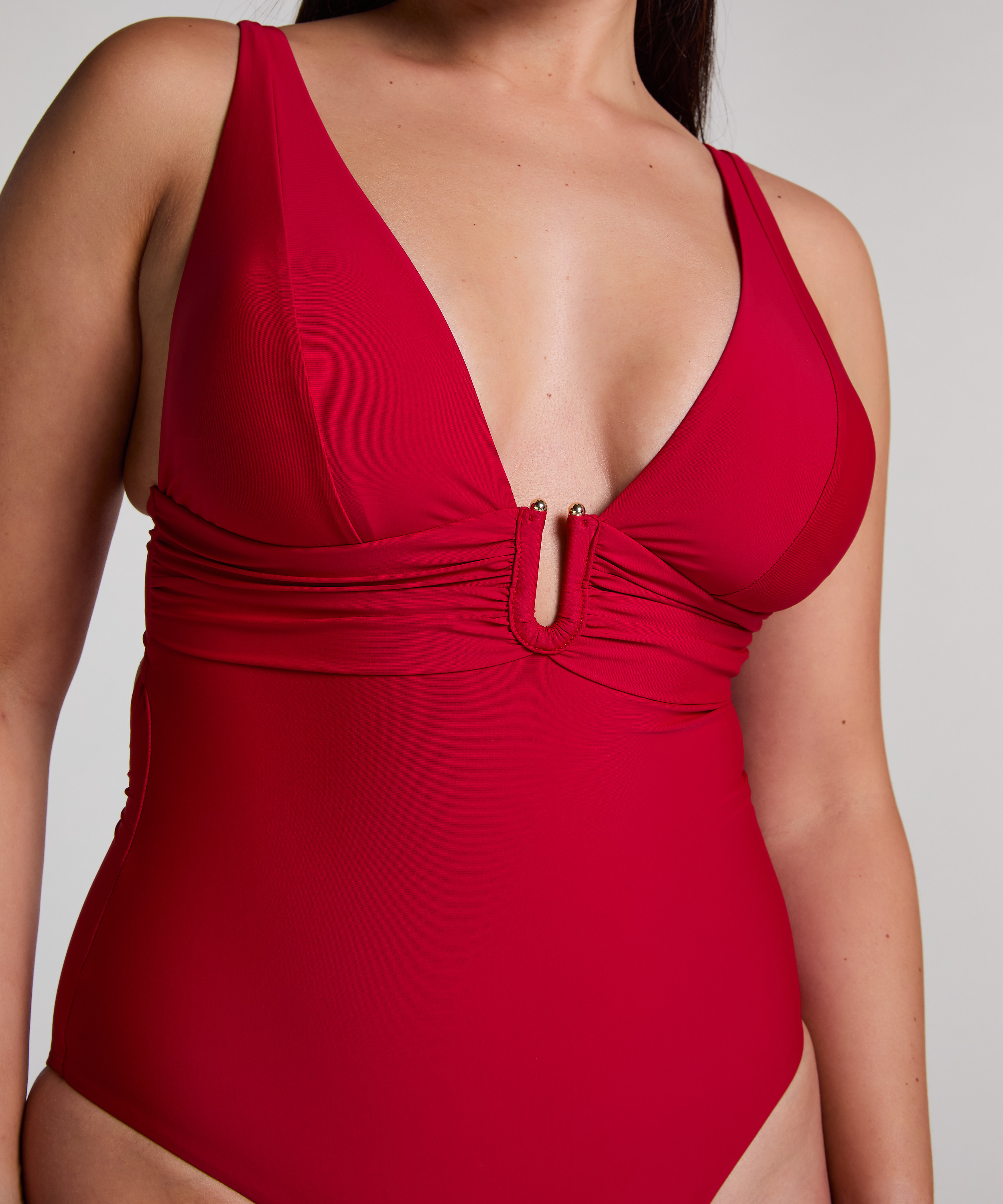 Luna Shaping Swimsuit, Red, main