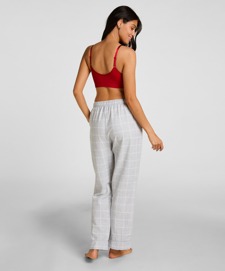 Flannel Pyjama Pants, Gray