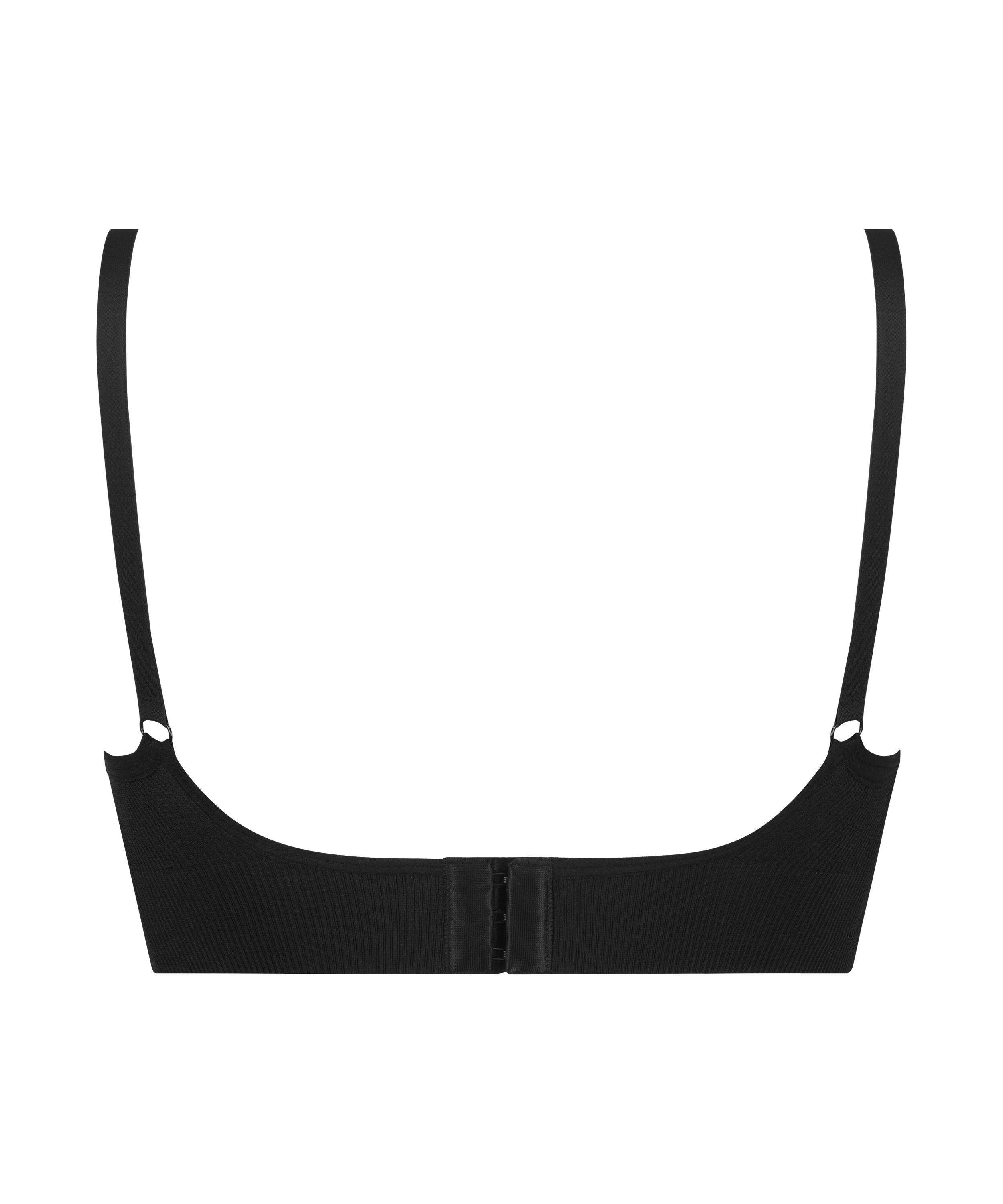 Nettie nursing bralette, Black, main