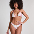 Madeira High-Leg Bikini Bottoms, Pink