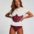 Sia Cupless Bustier, Purple