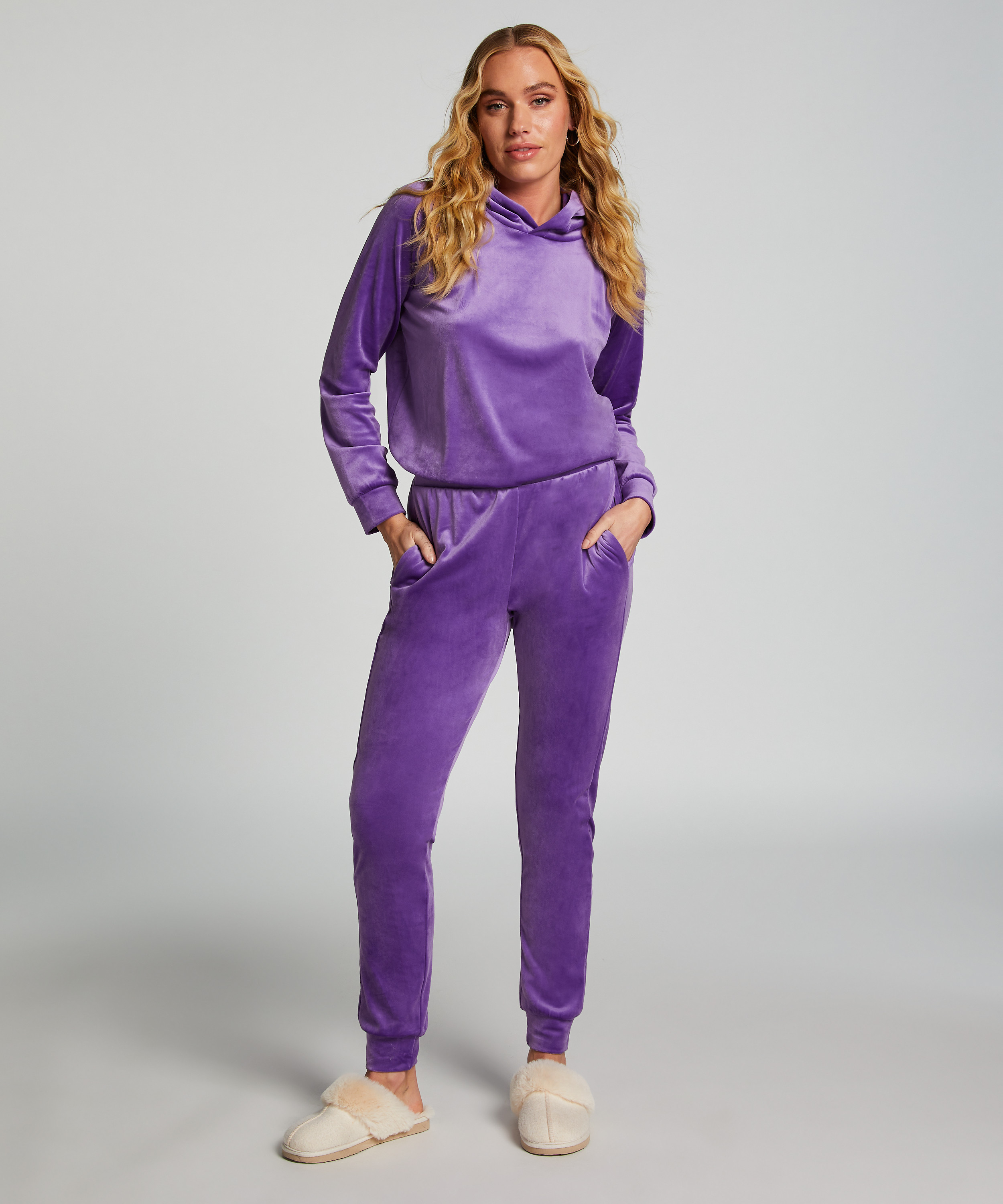 Velours top, Purple, main