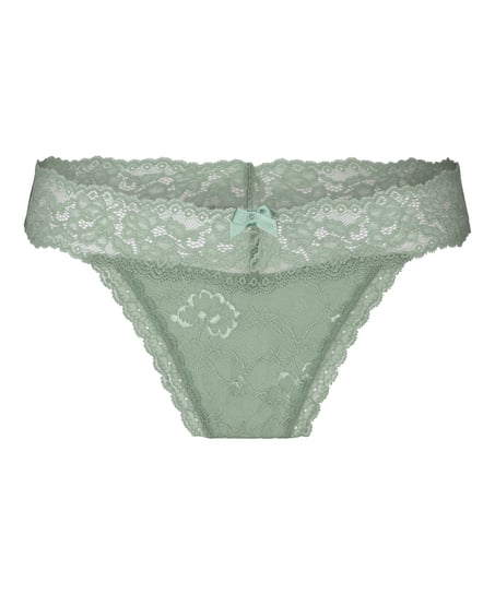 Madison Extra Low Thong, Green