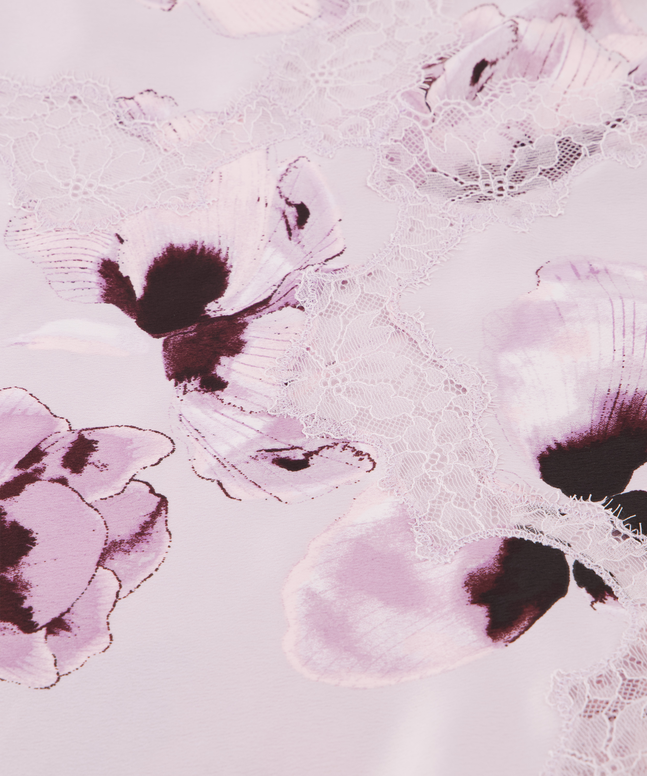 Satin Cami Top, Purple, main