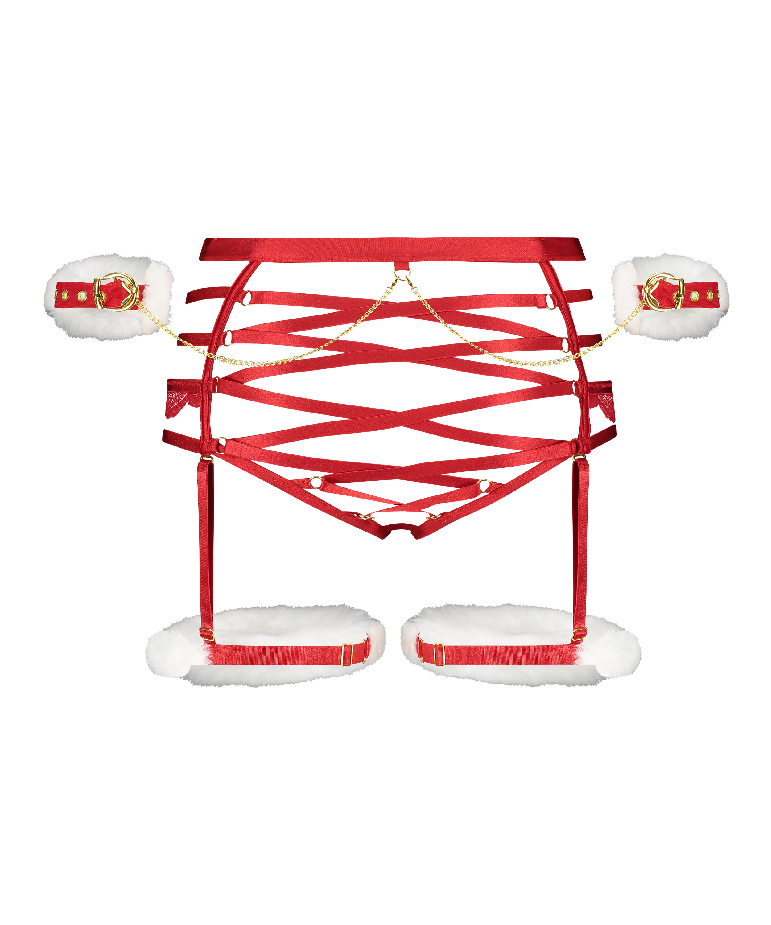 Cindy High Leg Brazilian, Red, main