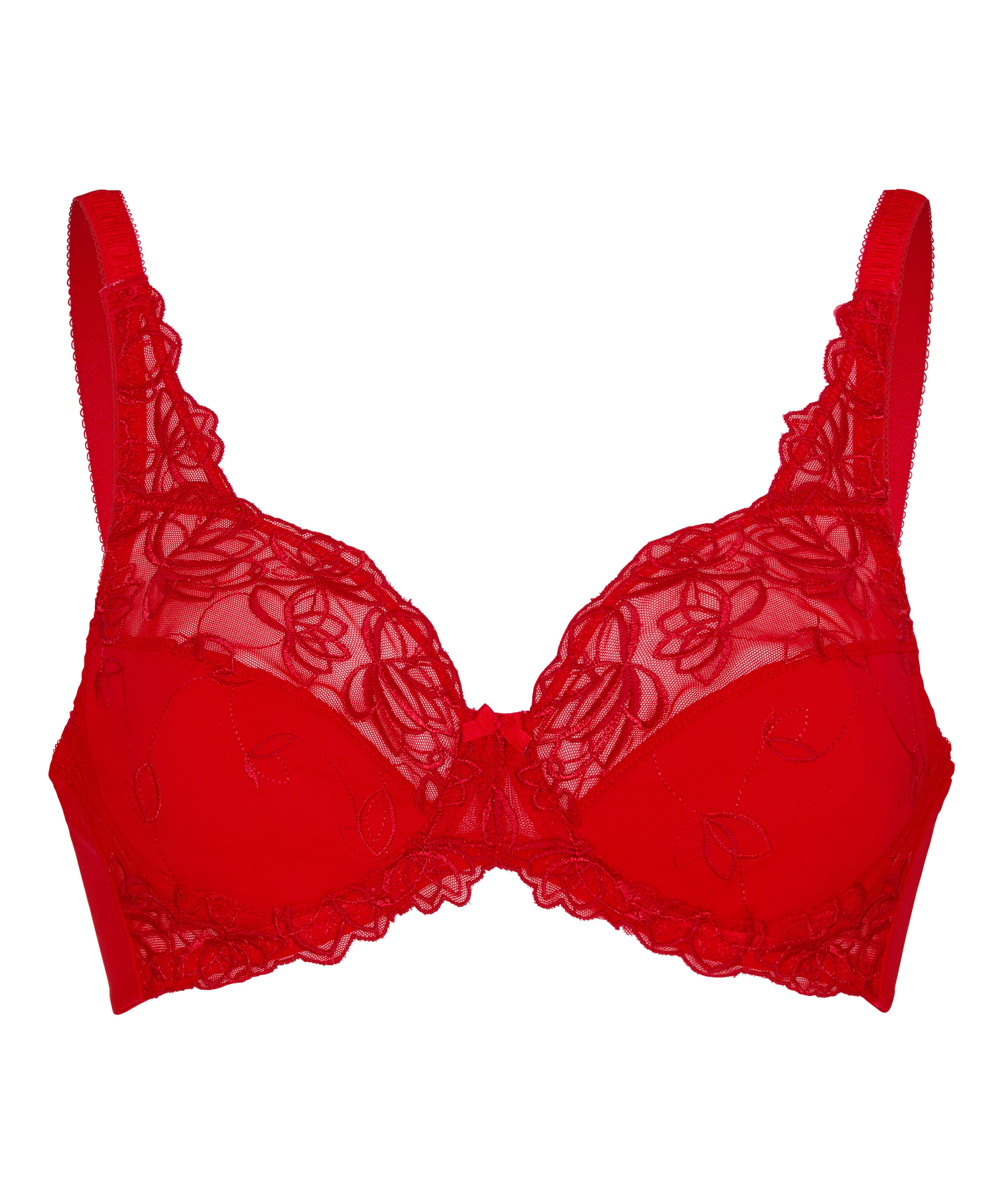 Diva Non-Padded Underwired Bra, Red
