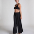 Beach Satin Pant, Black