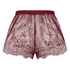 Delphine Lace Shorts, Red