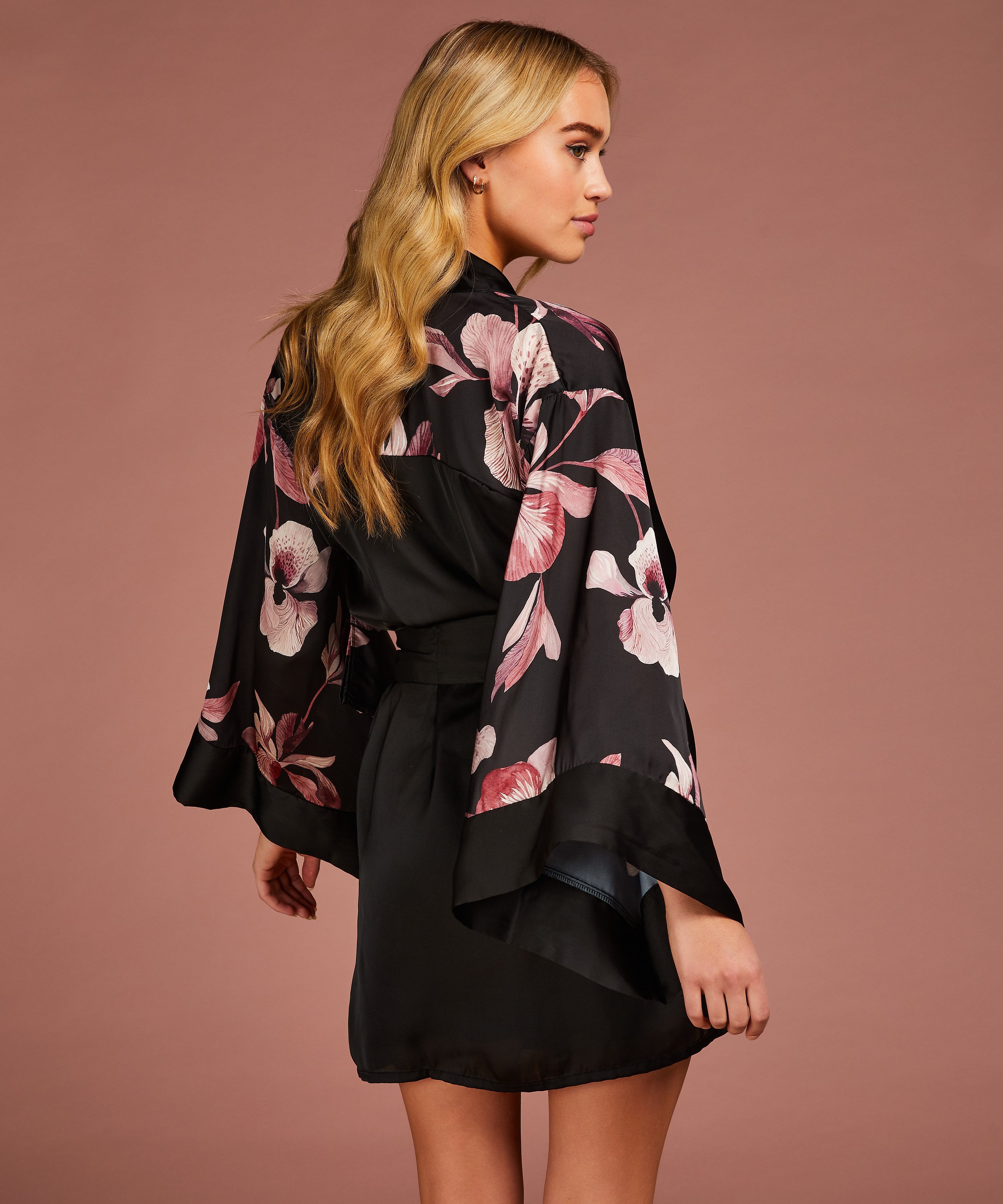 Orchid Kimono, Black, main