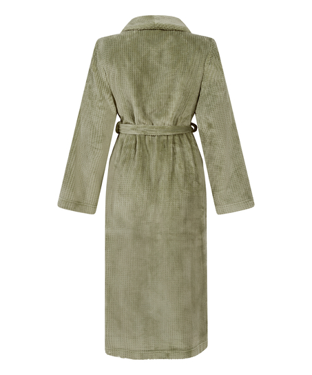 Fleece Bathrobe, Green