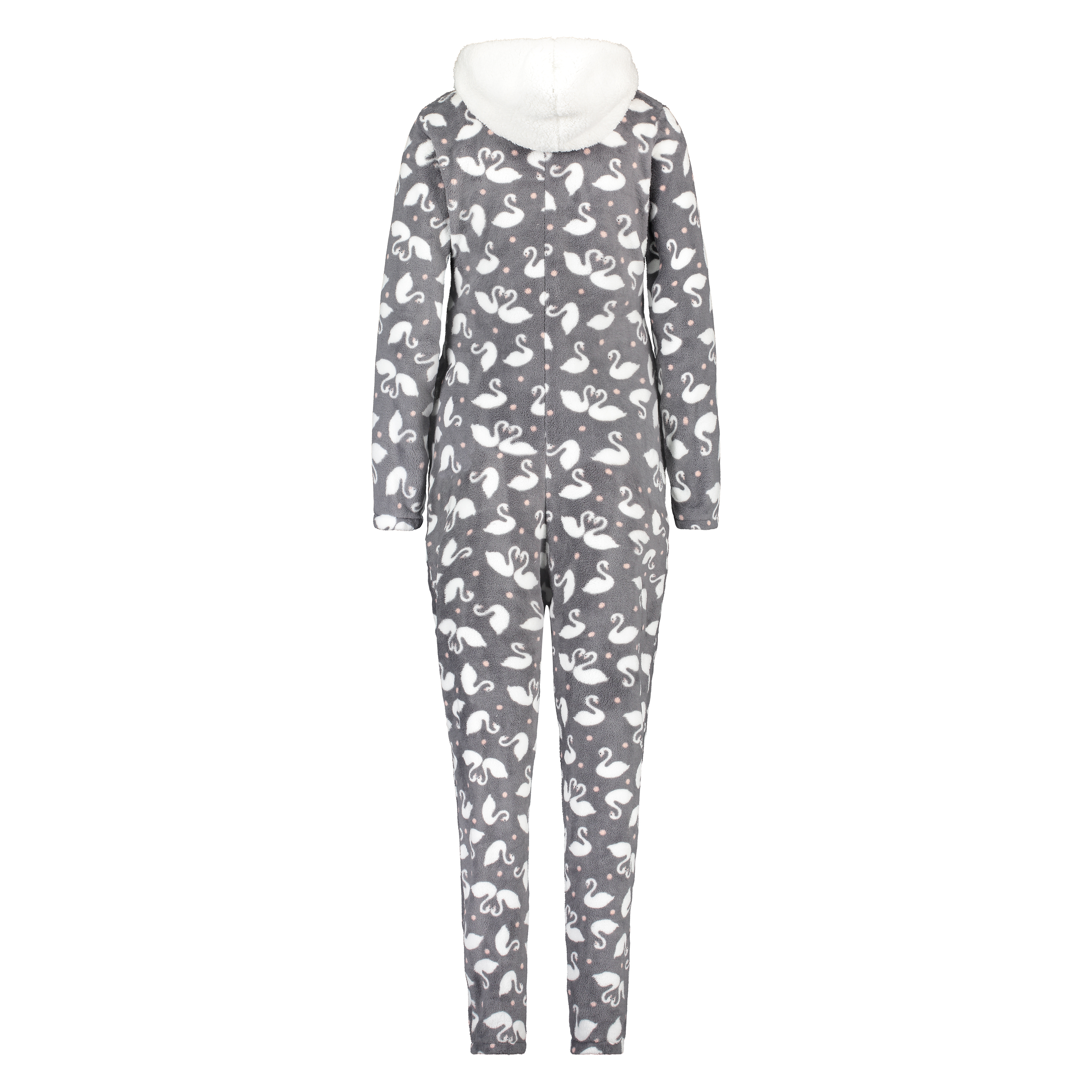 Fleece onesie, Gray, main