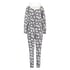 Fleece onesie, Gray