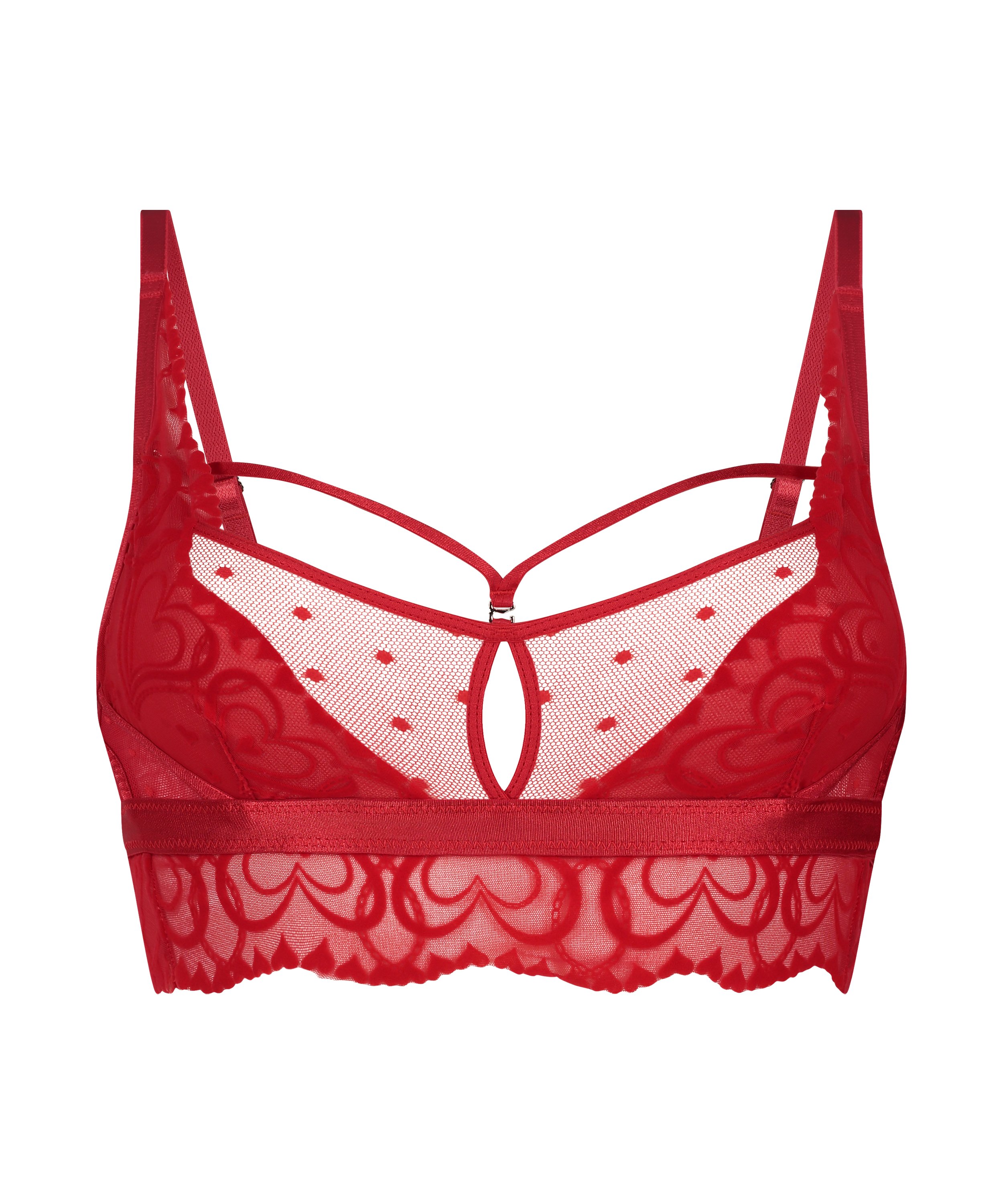 Pippa Bralette, Red, main