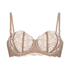 Anya Non-Padded Longline Underwired Bra, Brown