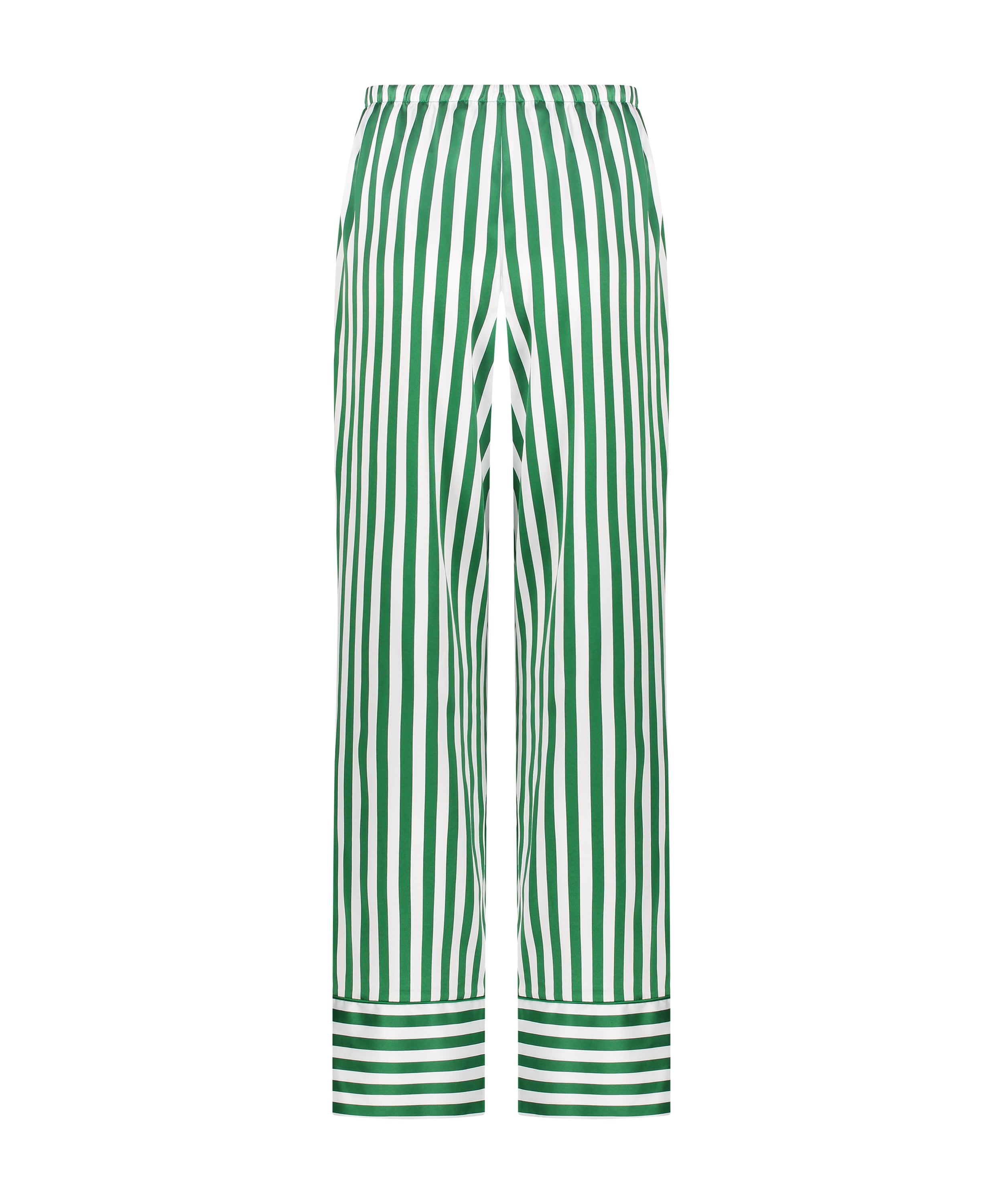 Satin Trousers, Green, main