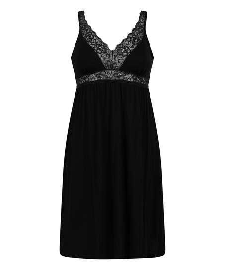 Jersey Slipdress, Black