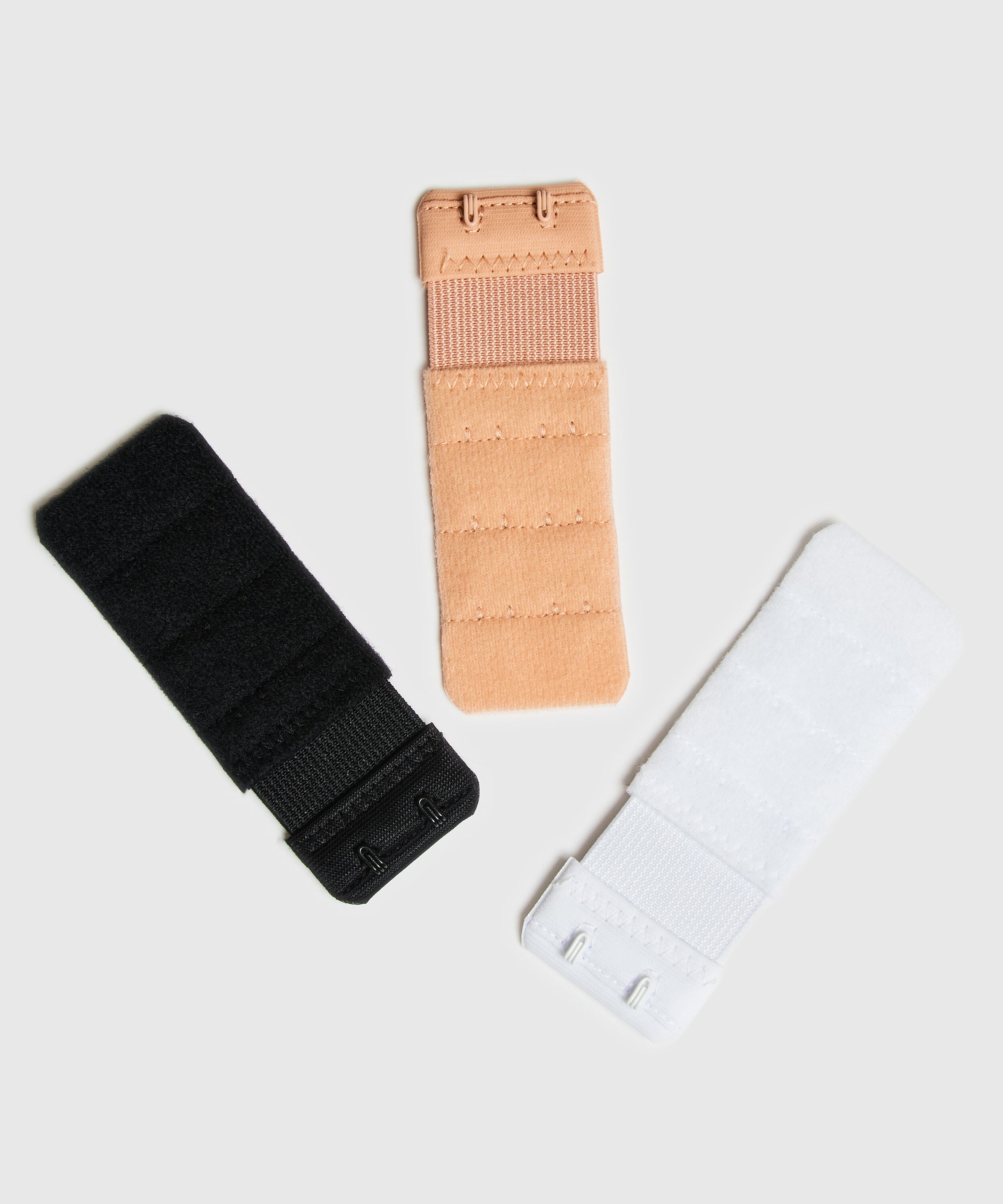 3-Pack Bra Extenders, White