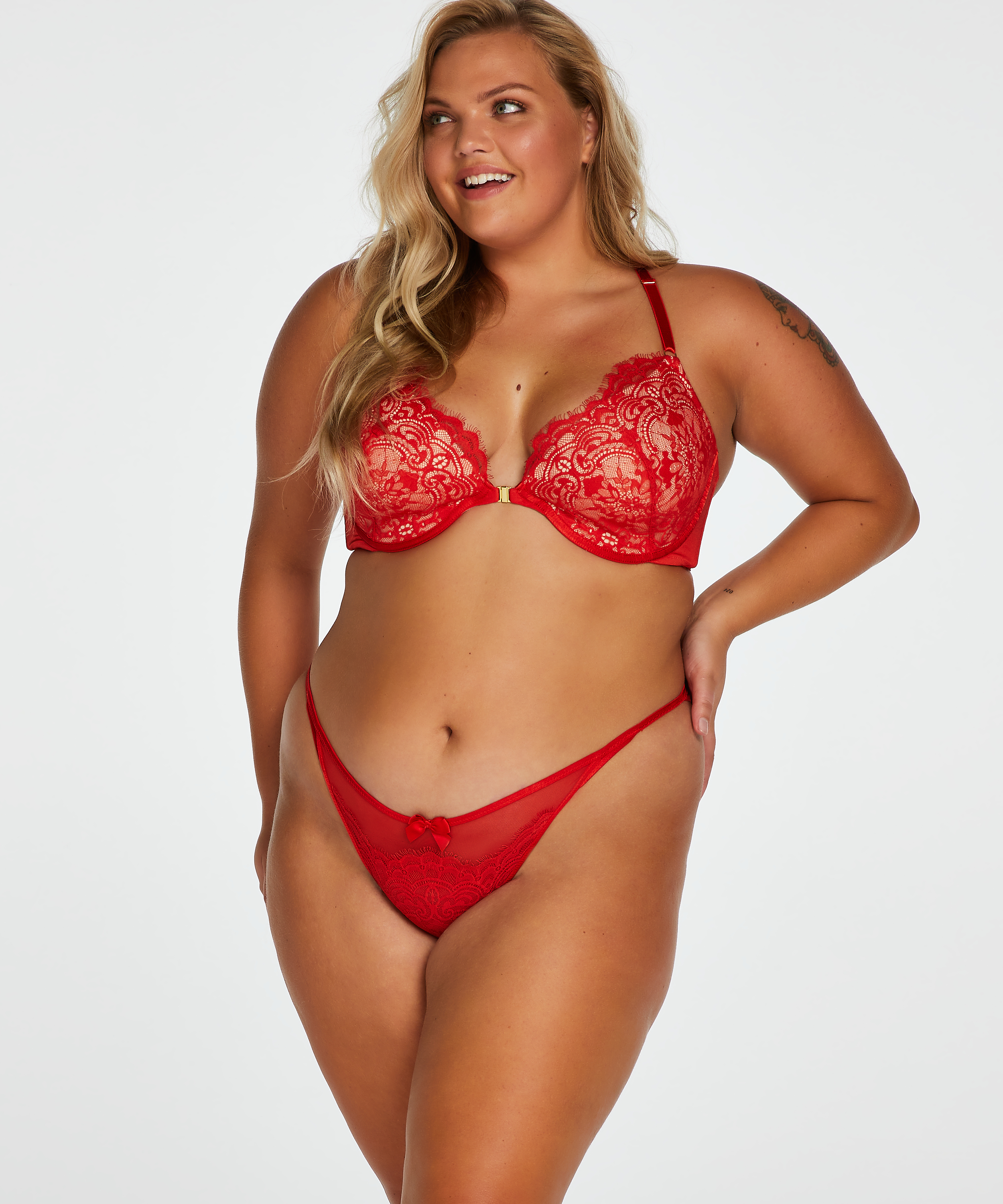 Cat knickers, Red, main