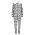 Fleece onesie, Gray