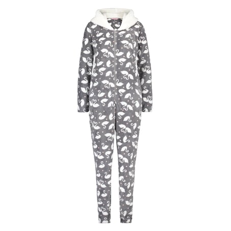 Fleece onesie, Gray