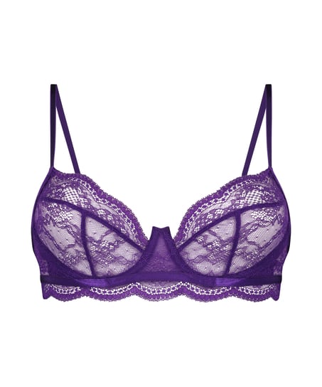 Isabelle Non-Padded Underwired Bra, Purple