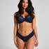 London V-shaped Brazilian, Blue