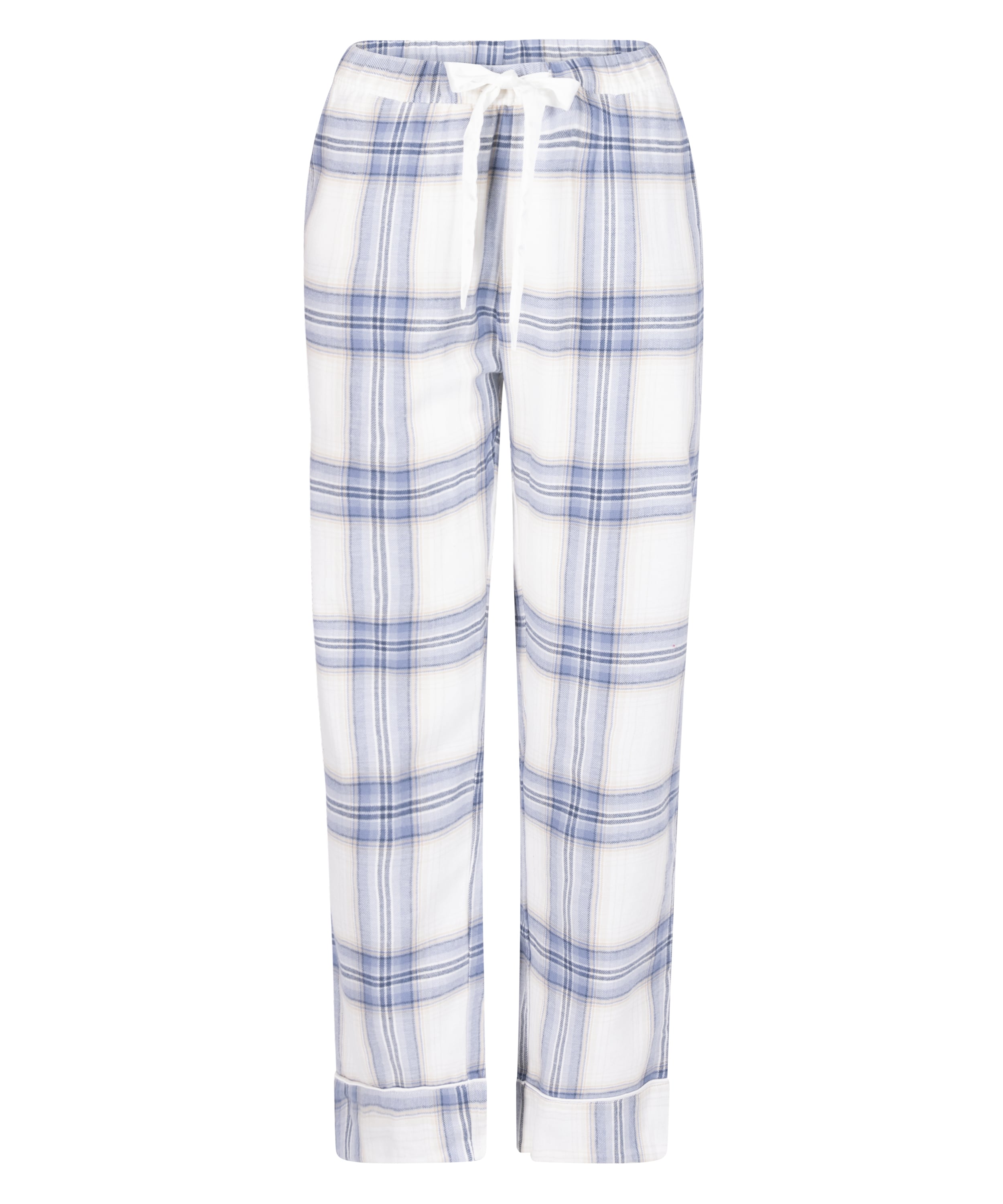 Petite Flannel Pyjama Pants, Blue, main