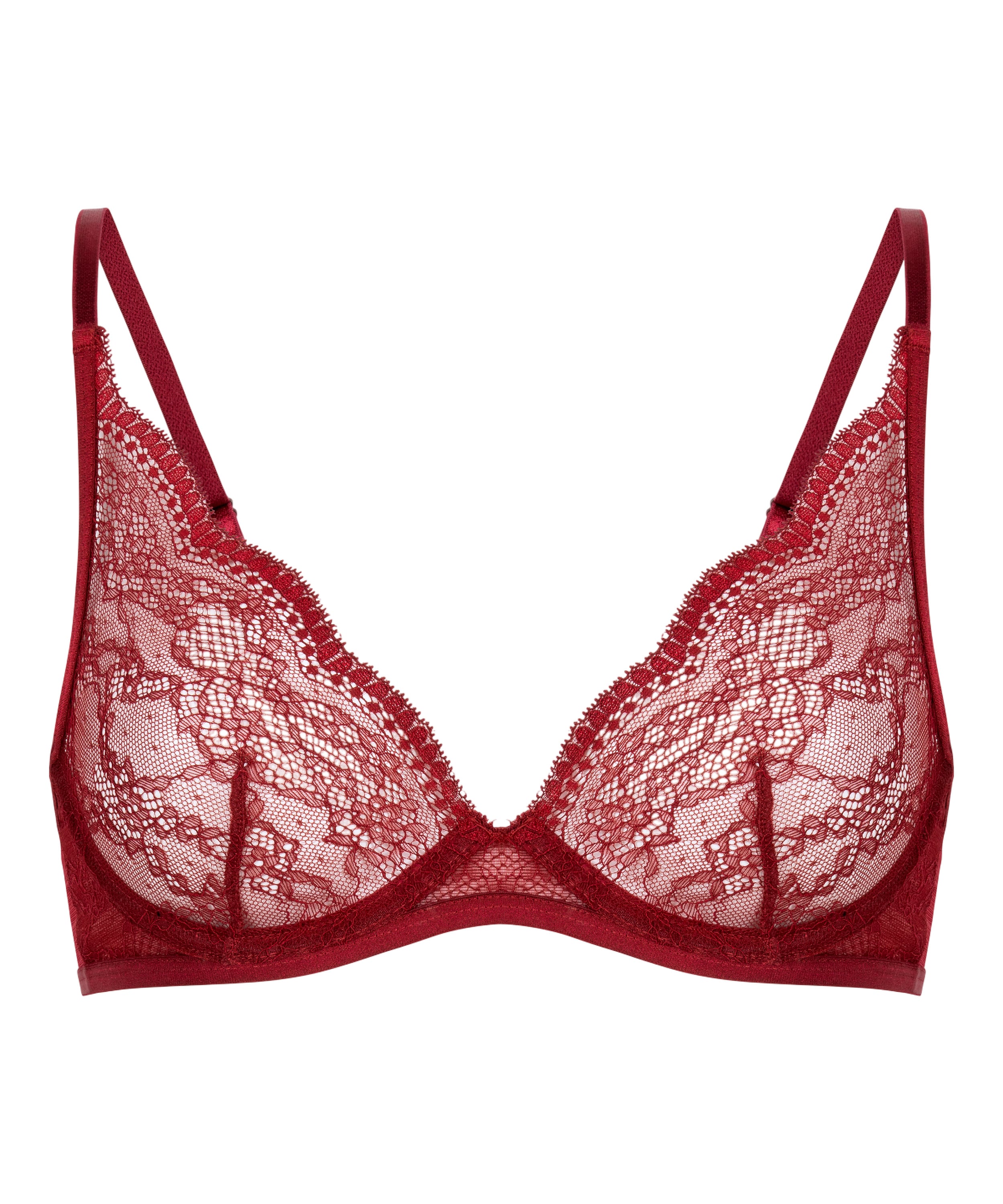 Isabelle Non-Padded Underwired Bra, Red, main