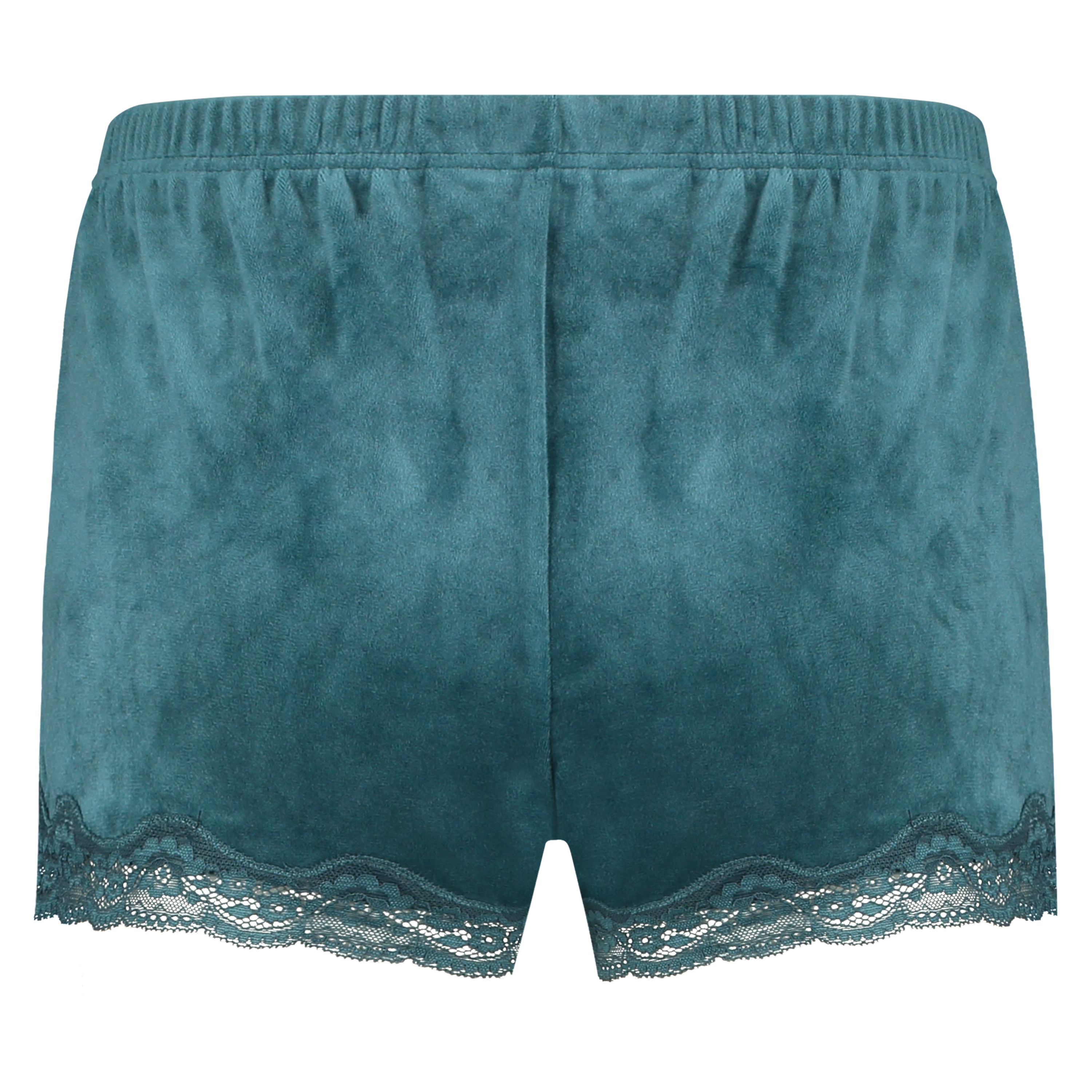 Velvet lace shorts, Blue, main