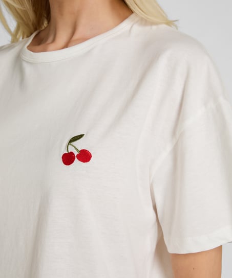 Pyjamaset Cotton, White