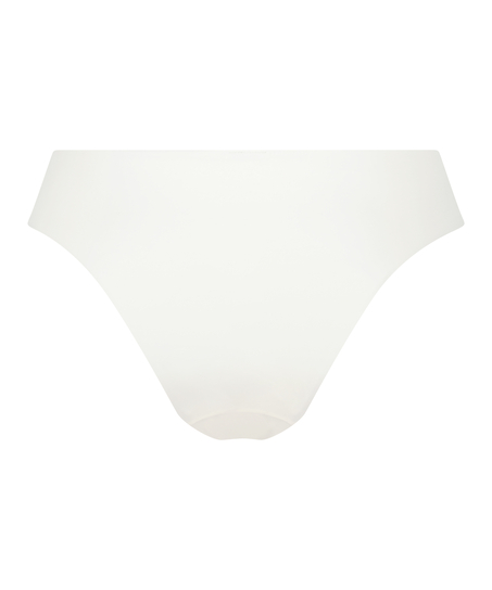 High Leg Bikini Bottoms, White