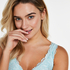 Modal Lace Slip Dress, Blue