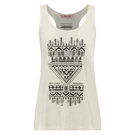 Singlet Minke Aztec, White