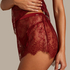 Delphine Lace Shorts, Red