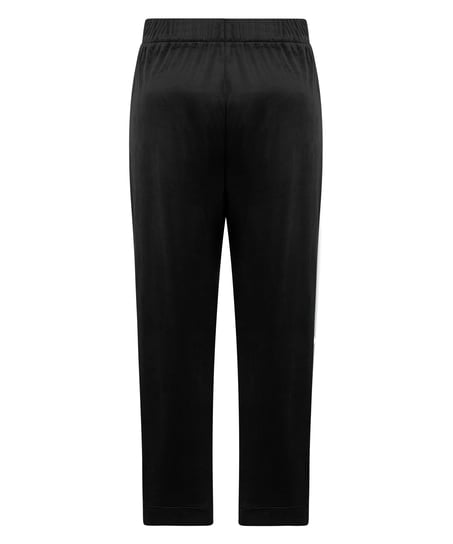 Velvet Pyjama Pants, Black